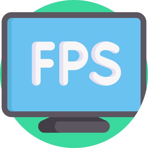 fps Detailed Flat Circular Flat icono