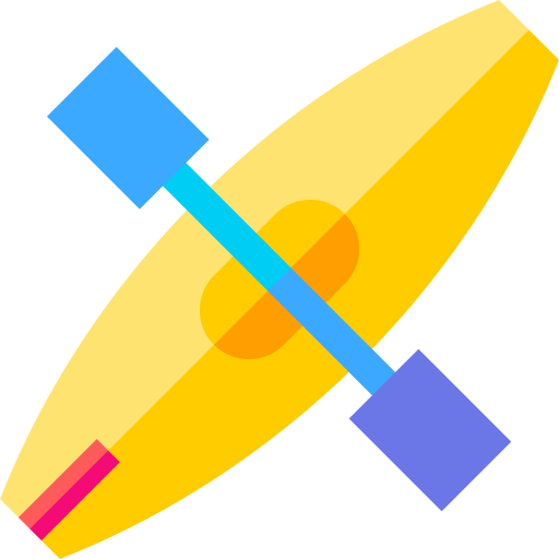 Kayak Basic Straight Flat icon