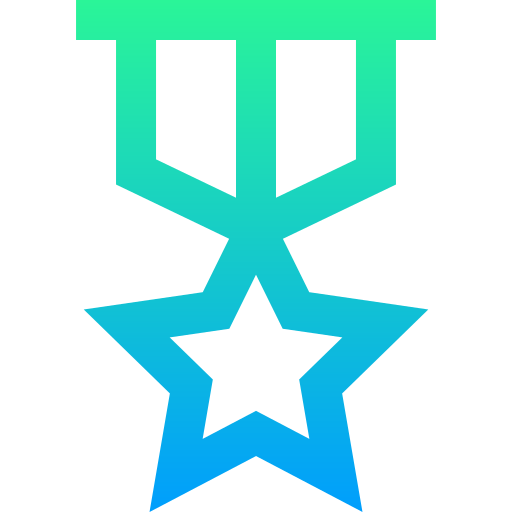 insignia Super Basic Straight Gradient icono