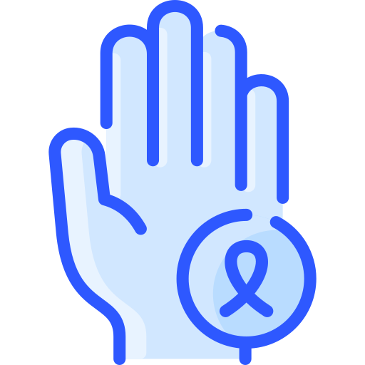 mão Vitaliy Gorbachev Blue Ícone