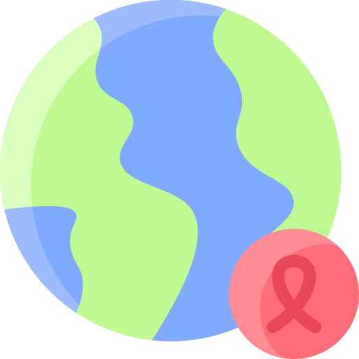 Всемирный день борьбы с раком Vitaliy Gorbachev Flat иконка