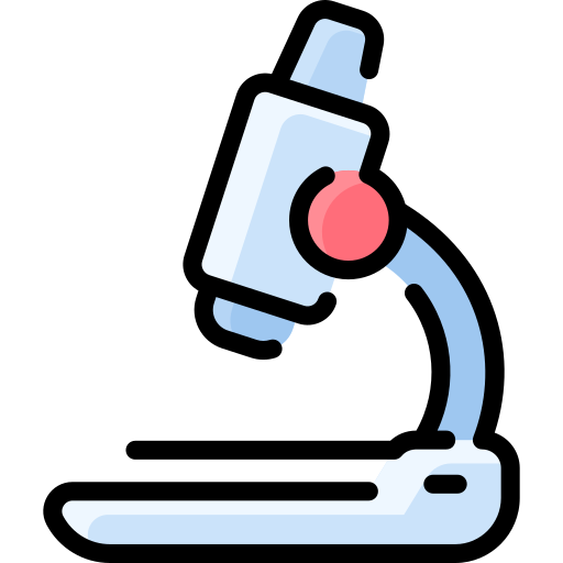 mikroskop Vitaliy Gorbachev Lineal Color ikona