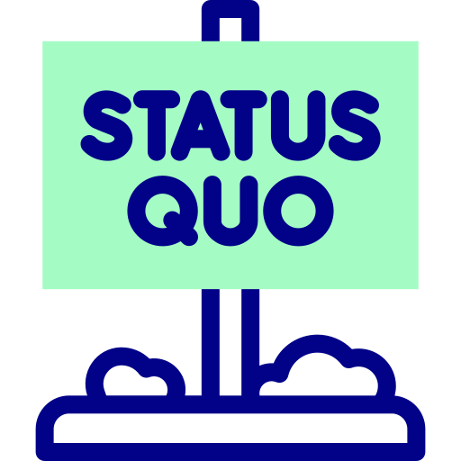 status quo Detailed Mixed Lineal color ikona