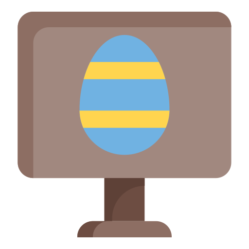 búsqueda de huevos Generic Flat icono