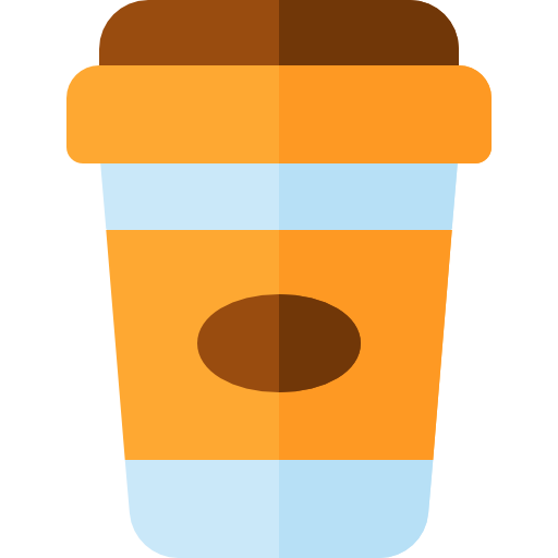 Coffee Basic Rounded Flat icon