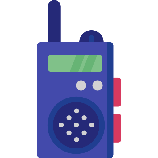 talkie walkie Special Flat Icône