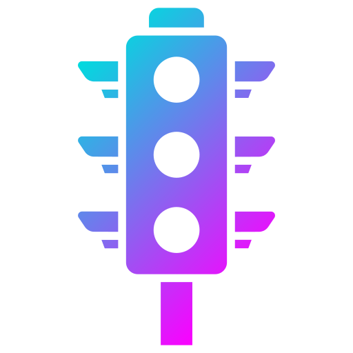 semafori Generic Flat Gradient icona