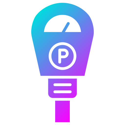 parkometr Generic Flat Gradient ikona