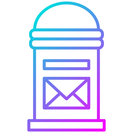 Mailbox Generic Gradient icon