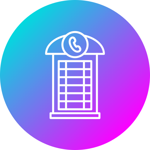 Phone booth Generic Circular icon