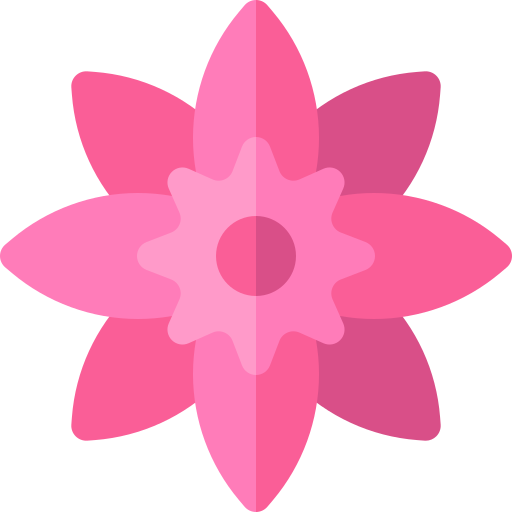 Amazon flower Basic Rounded Flat icon