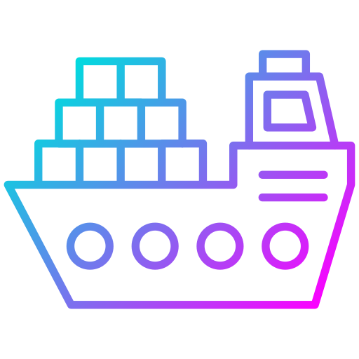 barco de carga Generic Gradient icono