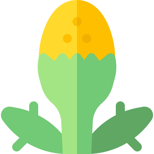 ziele ananasa Basic Rounded Flat ikona