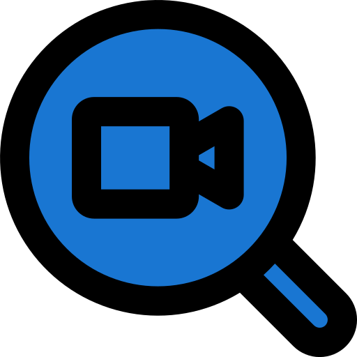 video Generic Outline Color icon