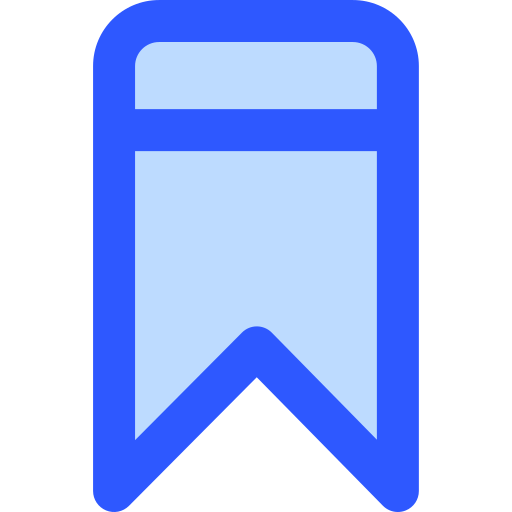 ブックマーク Generic Blue icon