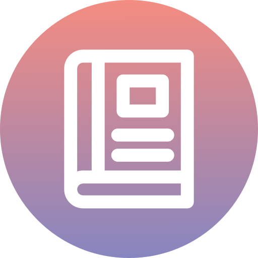 libro Generic Flat Gradient icono