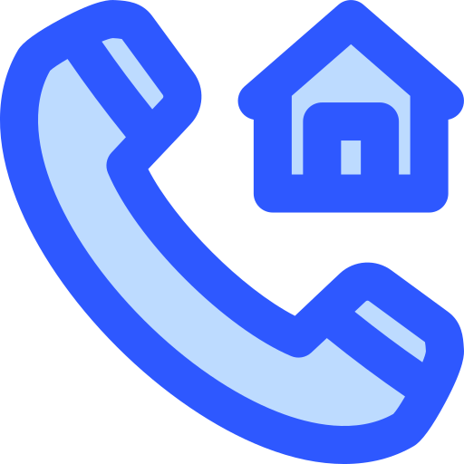 Telephone Generic Blue icon