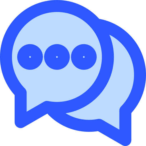 chat Generic Blue icono