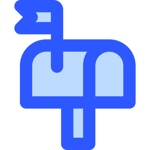 사서함 Generic Blue icon