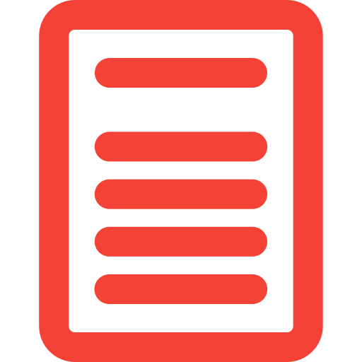 書類 Generic Outline Color icon