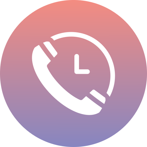 wezwanie czasu Generic Flat Gradient ikona