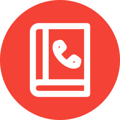 Phone book Generic Circular icon