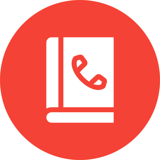 Phone book Generic Circular icon