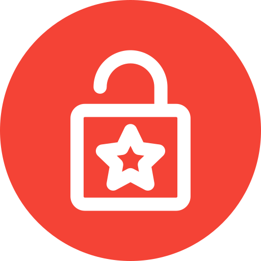 Unlock Generic Circular icon