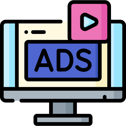 Digital advertising Special Lineal color icon