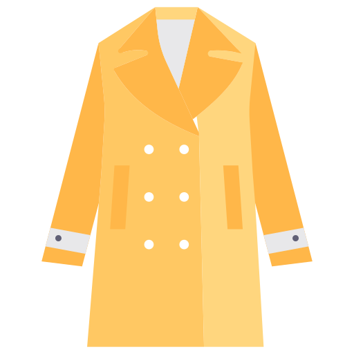 giacca lunga Generic Flat icona