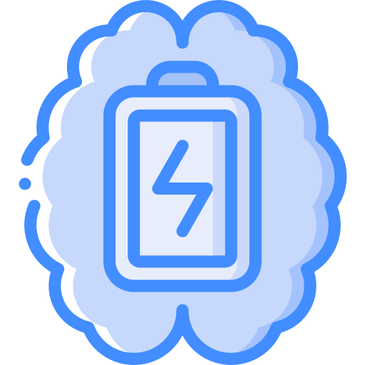 Brain Basic Miscellany Blue icon