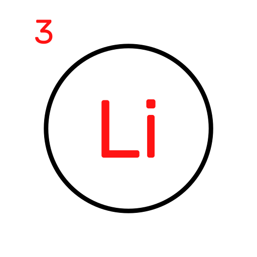 리튬 Generic Outline Color icon