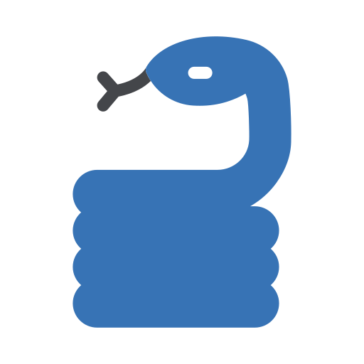 Snake Generic Blue icon