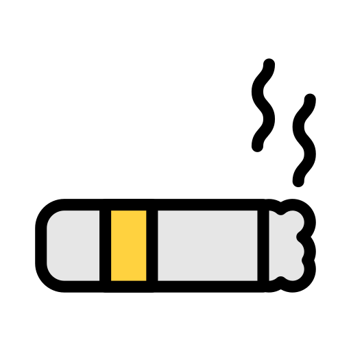 Cigar Generic Outline Color icon