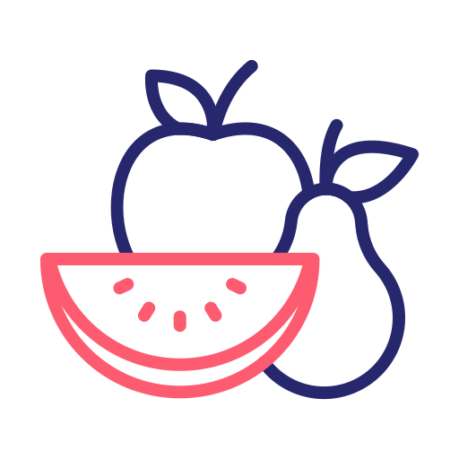 frutta Generic Outline Color icona