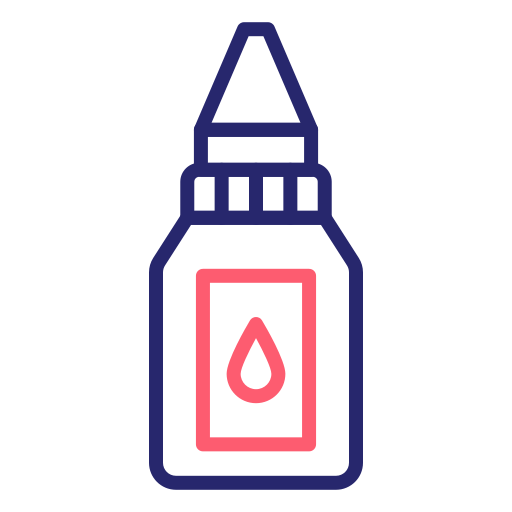 pegamento líquido Generic Outline Color icono