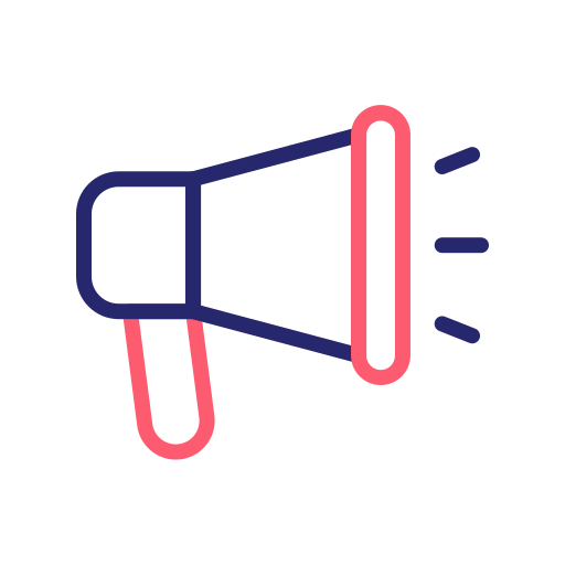 Megaphone Generic Outline Color icon