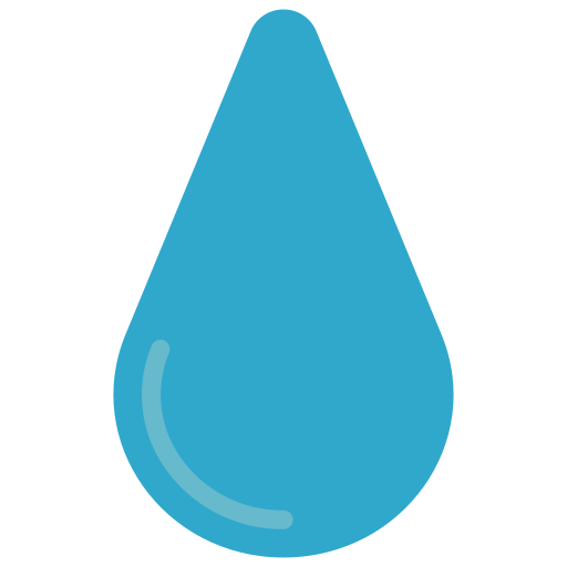 Water drop Basic Miscellany Flat icon
