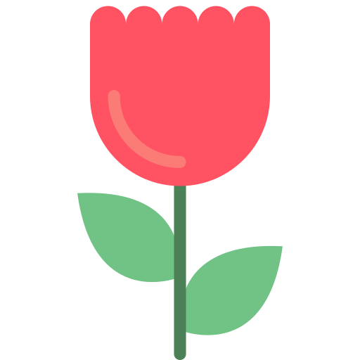 Tulip Basic Miscellany Flat icon