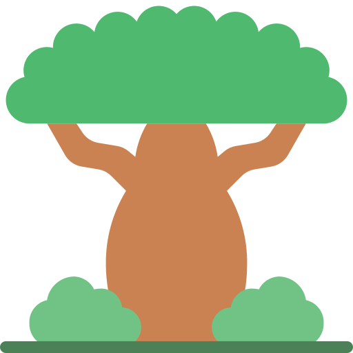 drzewo Basic Miscellany Flat ikona