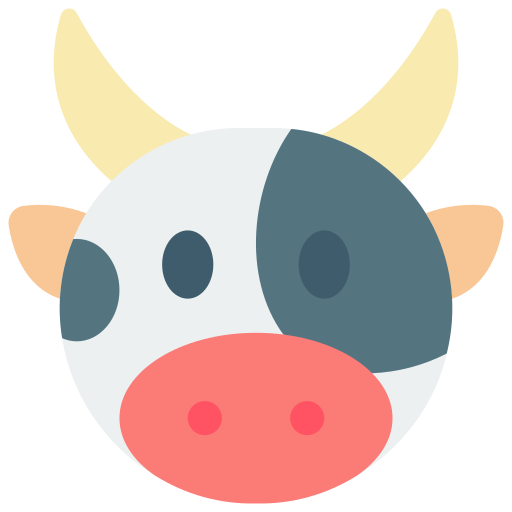 Cow Basic Miscellany Flat icon