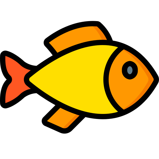pescado Basic Miscellany Lineal Color icono