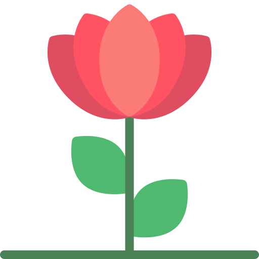 fiore di loto Basic Miscellany Flat icona