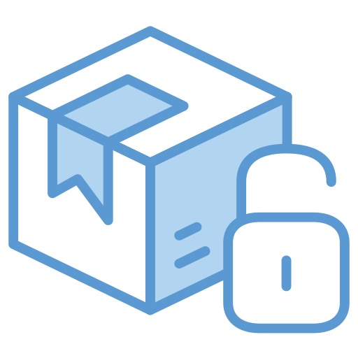 scatola di consegna Generic Blue icona