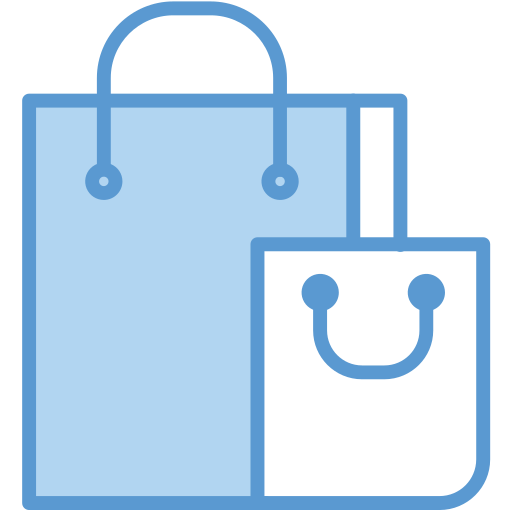 sacs à provisions Generic Blue Icône