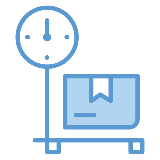 Weigh scale Generic Blue icon