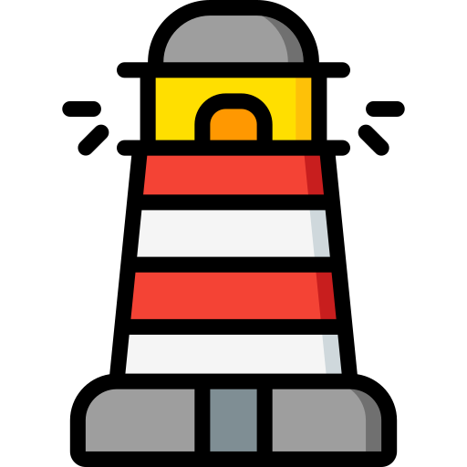 latarnia morska Basic Miscellany Lineal Color ikona