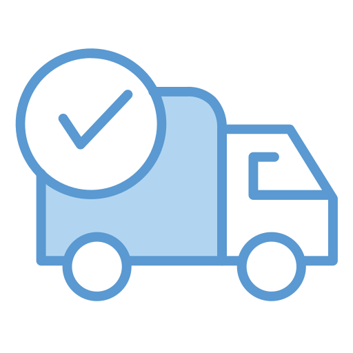 Delivery van Generic Blue icon