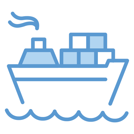 Shipping and delivery Generic Blue icon
