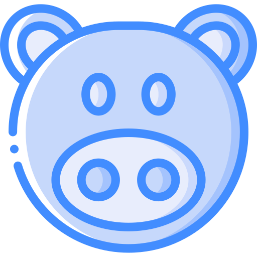 cerdo Basic Miscellany Blue icono